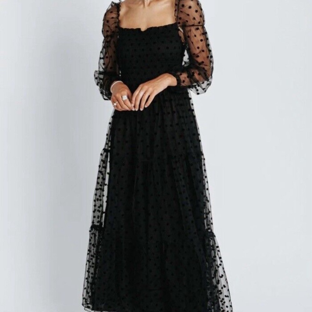 Piper and scoot Easton Dot Dress L